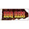 Signmission BBQ RIBS BANNER SIGN barbque bar-b-q bbq signs bar-b-que pork beef B-96 BBQ Ribs - alternate 1